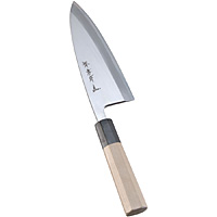 (25日まで公開)堺孝行作　出刃包丁　5.5寸　銀三 堺孝行 シェフ和庖丁 銀三鋼 出刃 15cm - 調理器具のSHOKUBI