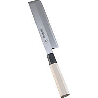 堺孝行 シェフ和庖丁 銀三鋼 薄刃 18cm - 調理器具のSHOKUBI