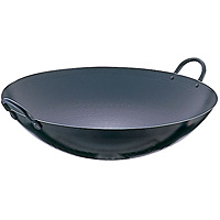 遠藤商事 SA 鉄 打出中華鍋 36cm - 調理器具のSHOKUBI