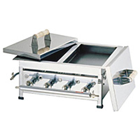 荒木金属製作所 ガス 餃子焼器 ダブル No.20W 都市ガス - 調理器具の