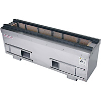 4582225498450 アサヒサンレッド 耐火レンガ木炭コンロ バーナー付 SCF−7536−B 12、13A アサヒサンレッド 耐火レンガ 木炭コンロ SCF-7536 幅750×奥行360mm