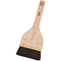 遠藤商事 SA 黒ハケ 山羊毛 木柄 90mm - 調理器具のSHOKUBI
