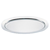 三宝産業 YUKIWA UK 18-8 ステンレス 小判皿 菊渕 710×510mm 28インチ