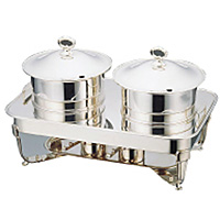 ユキワ UK 18-8 角 スープステーション L 三宝産業 三宝産業 YUKIWA UK 18-8 ステンレス 角スープステーション Lサイズ