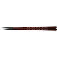 福井クラフト PBT 亀甲箸 10膳入り チーク 90030851 24cm - 調理器具の