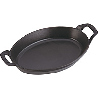 ストウブ オーバル スタッカブルディッシュ 黒 40509-393 24cm - 調理