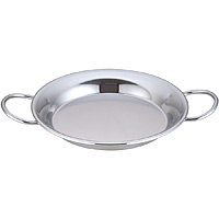 パエリア様 遠藤商事 SA 18-8 ステンレス パエリア鍋 22cm - 調理器具のSHOKUBI