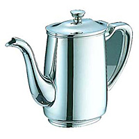三宝産業 YUKIWA UK 18-8 ステンレス ロイヤルコーヒーポット B渕