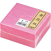 マイン 金箔紙ラミネート 桃 500枚入り M30-422 250×250mm - 調理器具