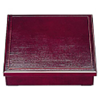 若泉漆器 8.5寸 松花堂用 DX仕切 朱天黒 1-395-6 - 調理器具のSHOKUBI