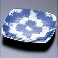 遠藤商事 市松黒 四角小皿 140mm T03-125 - 調理器具のSHOKUBI