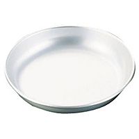 アカオアルミ アルマイト 給食用皿 17cm - 調理器具のSHOKUBI