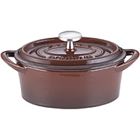 イシガキ産業 ボン・ボネール 鋳物ホーロー ココットオーバル レッド