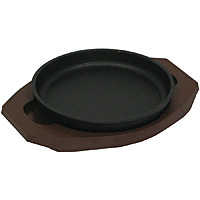 ステーキ皿用 樹脂台 丸型 17cm用 - 調理器具のSHOKUBI