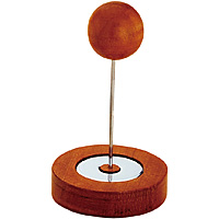 三宝産業 木製 POPスタンド ボール 10cm ブラウン
