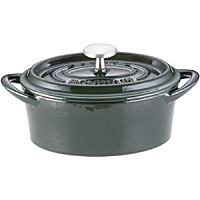 イシガキ産業 ボン・ボネール 鋳物ホーロー ココットオーバル ブラック