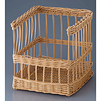 樹脂 フランスパンスタンド 丸型 茶 91-105B 大 - 調理器具のSHOKUBI