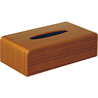 サイトーウッド 木製 ティッシュボックス TS-03B ブラック - 調理器具