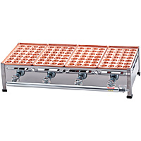 早い者勝ち❗️美品たこ焼き機　銅板　90穴　LPガス 早い者勝ち❗️美品たこ焼き機 銅板 90穴 LPガス 早い者勝ち❗️美品