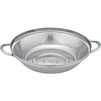 三宝産業 YUKIWA UK 18-0 ステンレス 寄せ鍋 19.5cm - 調理器具のSHOKUBI