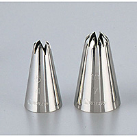 遠藤商事 SA 18-8 ステンレス 口金 花 10切 No.10 - 調理器具の