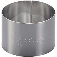 遠藤商事 SA 18-0 ステンレス セルクルリング 丸型 φ100mm 深さ35mm