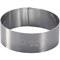 遠藤商事◆73個セット◆18-10ステンレス◆セルクル◆55×45/60×30 遠藤商事 SA 18-0 ステンレス セルクルリング 丸型 φ95mm 深さ45mm