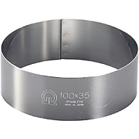 遠藤商事 SA 18-0 ステンレス セルクルリング 丸型 φ100mm 深さ35mm