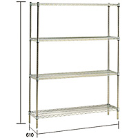 エレクター ステンレス エレクターシェルフ SLSシリーズ 奥行610mm