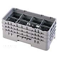 キャンブロ ステムウェアラック ハーフサイズ 8仕切 8HS958 有効深さ