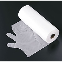 エンボス手袋 ロングタイプ 5本絞り 50枚入り Mサイズ - 調理器具のSHOKUBI