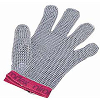 ニロフレックス メッシュ手袋5本指 S S5（白） 9-1479-0803 ステンレスメッシュ手袋 niroflex2000 (L M S SS SSS
