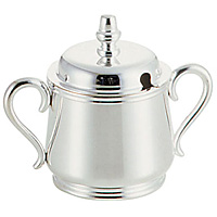 明治38年度　ホワイトハウス御用達　ゴーハム　純銀無垢　シュガーポット　金張り ◇明治38年度◇ホワイトハウス御用達 ゴーハム 純銀無垢