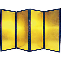 衝立　美品　大型　金屏風 衝立 美品 大型 金屏風 金屏風 極上 4枚合わせ1組 KV-G