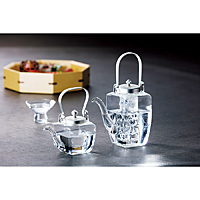 硝子 角ちろり シルバー ミニ - 調理器具のSHOKUBI