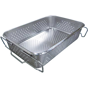 スギコ 18-8 ステンレス給食バット・運搬型 可動ハンドル 半カール