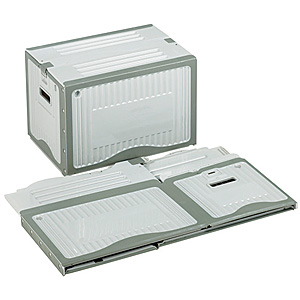 ���X ���X�{�b�N�X �O���[ �茊�L�� 25B 455�~322�~H206mm