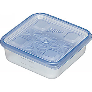 ジップロック コンテナー 正方形 2個入り 156×156×H83mm - 調理器具の