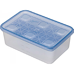 ジップロック コンテナー 正方形 2個入り 156×156×H83mm - 調理器具の