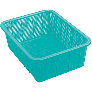 セキスイ 角かご 深型 大 K5442 ブルー - 調理器具のSHOKUBI