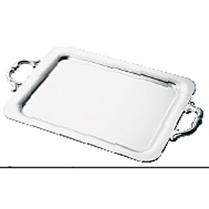 和田助製作所 SW 18-8 ステンレス 角盆 プレーン 16インチ 手付 - 調理