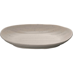 マイン メラミンウェア 小判皿 黒 180×100×H25mm M11-136 中 - 調理