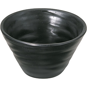 マイン メラミンウェア 深鉢 黒 φ120mm M11-218 小 - 調理器具のSHOKUBI