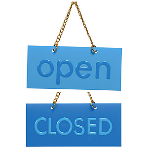 �� ���C���{�[�v���[�g OPEN/CLOSED FJ221-4 ��