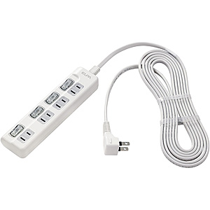 �����d�� ELPA LED�����v �X�C�b�`�t�^�b�v WLS-LU43EB(W) 4��