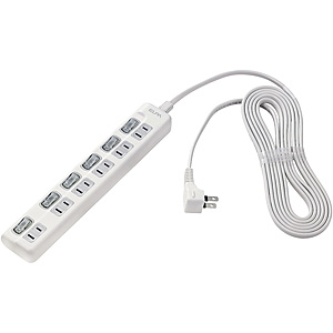 �����d�� ELPA LED�����v �X�C�b�`�t�^�b�v WLS-LU63EB(W) 6��