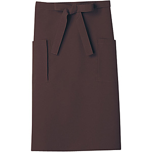 サロンエプロン 9-423 チョコレート - 調理器具のSHOKUBI