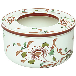 赤絵花蓋付 灰皿 M10-15 - 調理器具のSHOKUBI