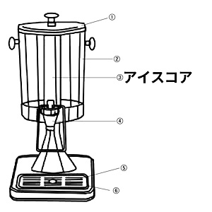 KINGO 多角型 ジュースディスペンサー 10リットル - 調理器具のSHOKUBI