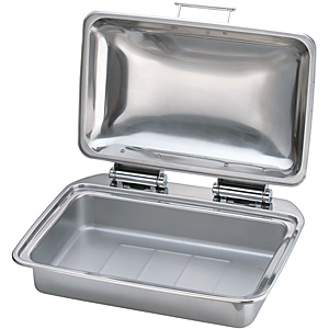 KINGO ビュッフェ ステンレスIH 角チェーフィング フードパン無 D104